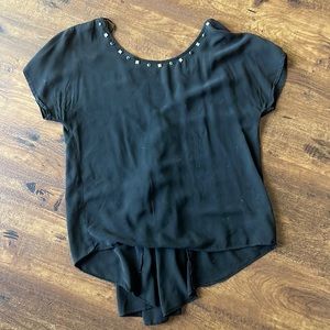 FREE WITH ANY PURCHASE (add to bundle) Forever 21 S studded top with flowy back